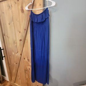Strapless maxi dress